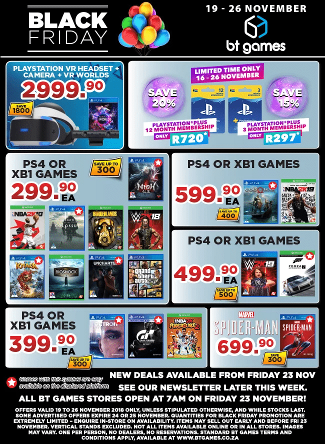 View Black Friday Deals At Game 2020 Pictures
