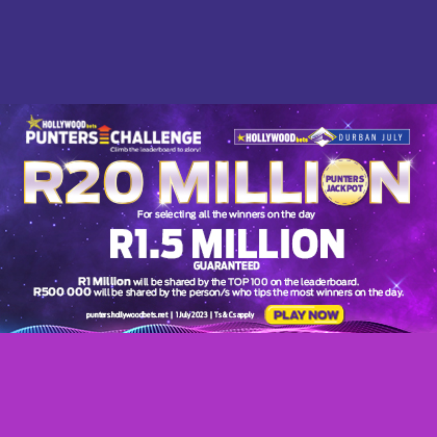 Stand A Chance Of Winning R20 Million On 1st July 2023 With ...